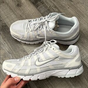 New Nike P-6000 Light Gray Sneakers